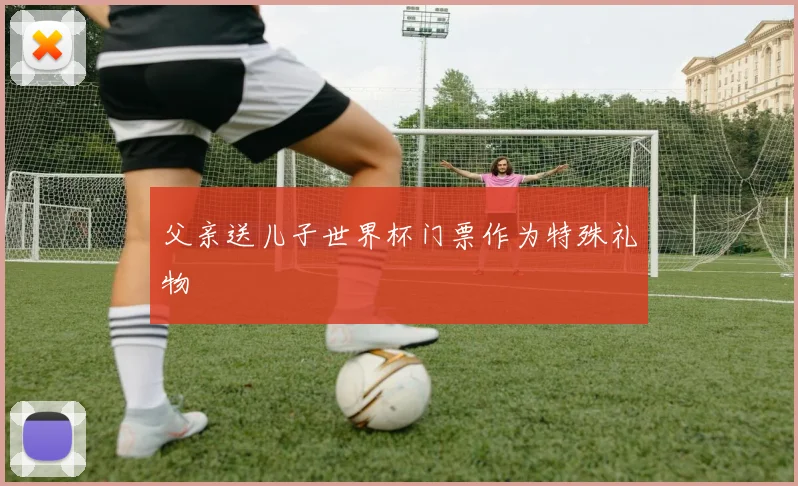 父亲送儿子世界杯门票作为特殊礼物
